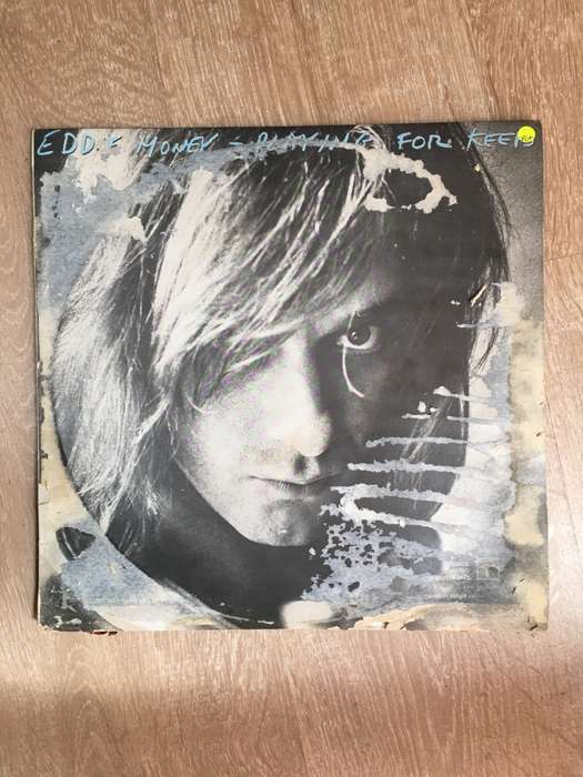 Eddie Money - Playing For Keeps - Vinyl LP Record - Opened  - Very-Good+ Quality (VG+) - Note Cov...