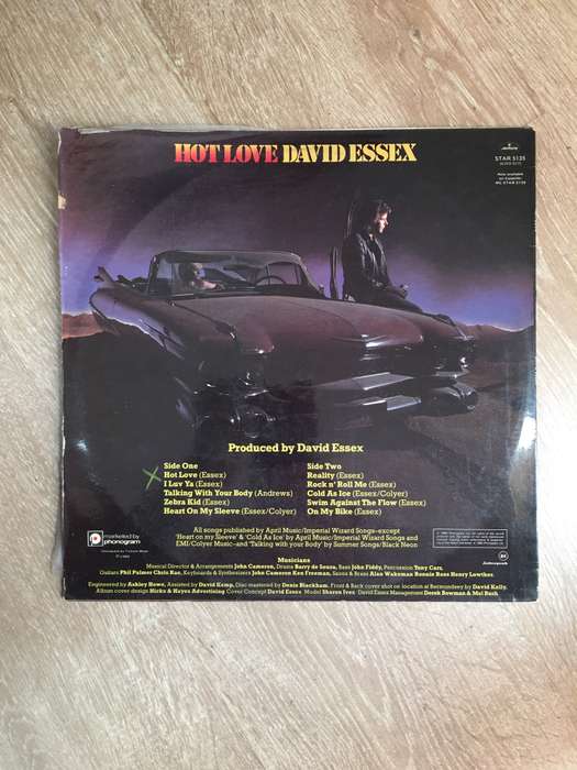 David Essex - Hot Love - Vinyl LP Record - Opened  - Very-Good+ Quality (VG+)