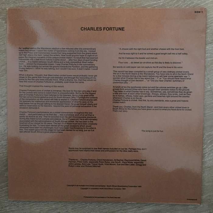 South African Cricket Union - South Africa Vs West Indies XI - 1983 - Vinyl LP Record - Opened  -...