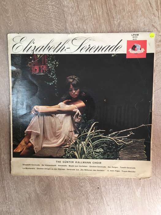 The Gunter Kallmann Choir  Elizabethan Serenade - Vinyl LP Record - Very-Good+ Quality (VG+)