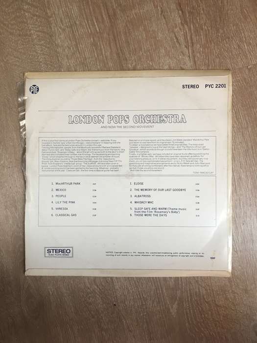 London Pops Orchestra - And Now The Second Movement - Vinyl LP Record - Opened  - Very-Good Quali...