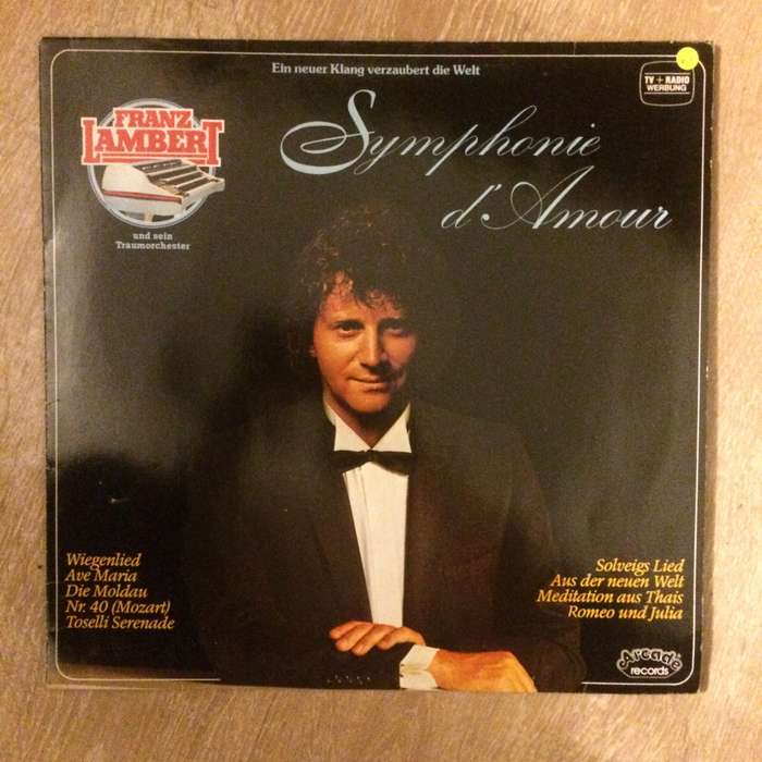 Franz Lambert - Symphonie E'Amour- Vinyl LP Record - Opened  - Very-Good+ Quality (VG+)
