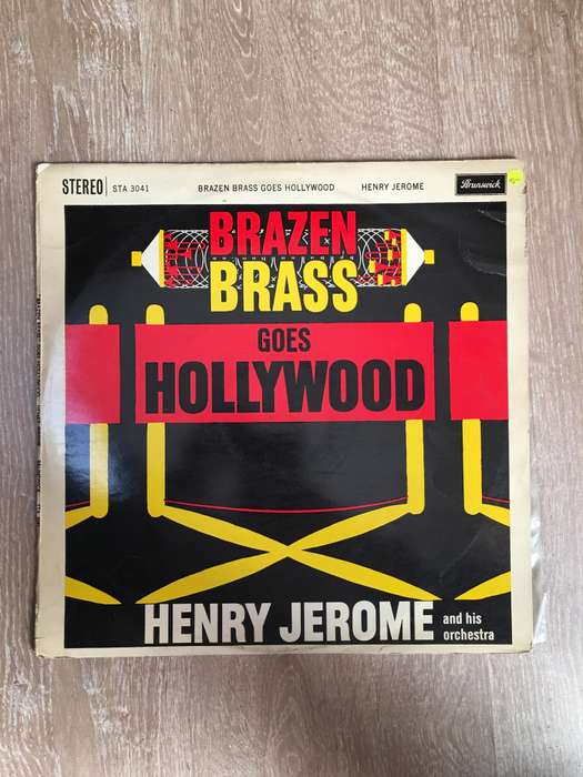Henry Jerome and His Orchestra - Brazen Brass Goes Hollywood  - Vinyl LP Record - Opened  - Very-...
