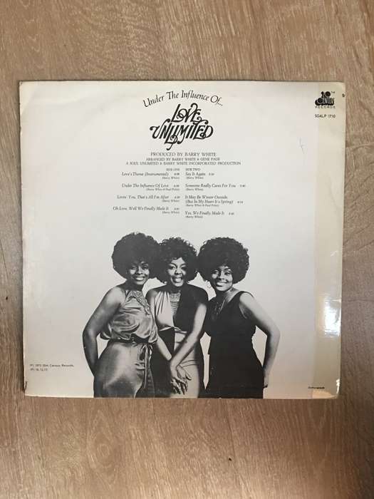 Love Unlimited - Under The Influence Of - Vinyl LP Record - Opened  - Very-Good+ Quality (VG+)