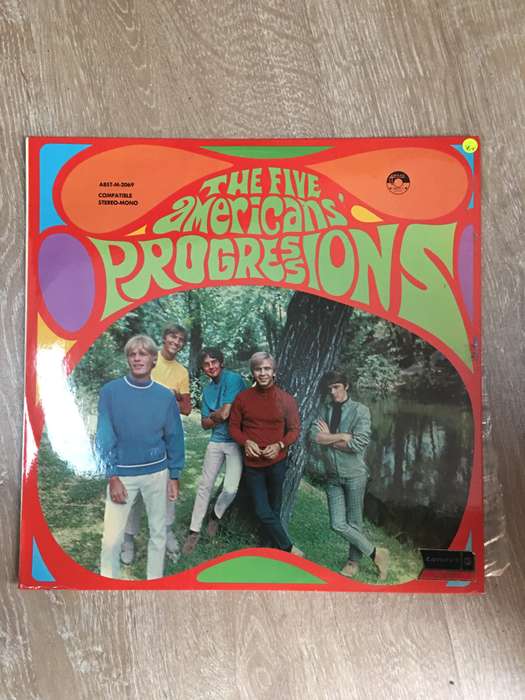 The Five Americans - Progressions - Vinyl LP Record   - Very-Good+ Quality (VG+)