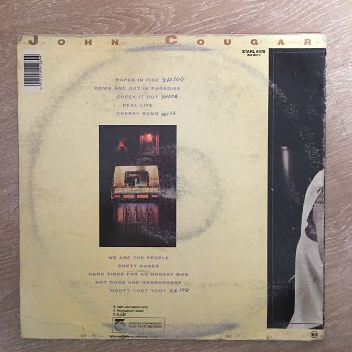 John Cougar Mellencamp  The Lonesome Jubilee - Vinyl LP Record - Opened  - Very-Good Qualit...