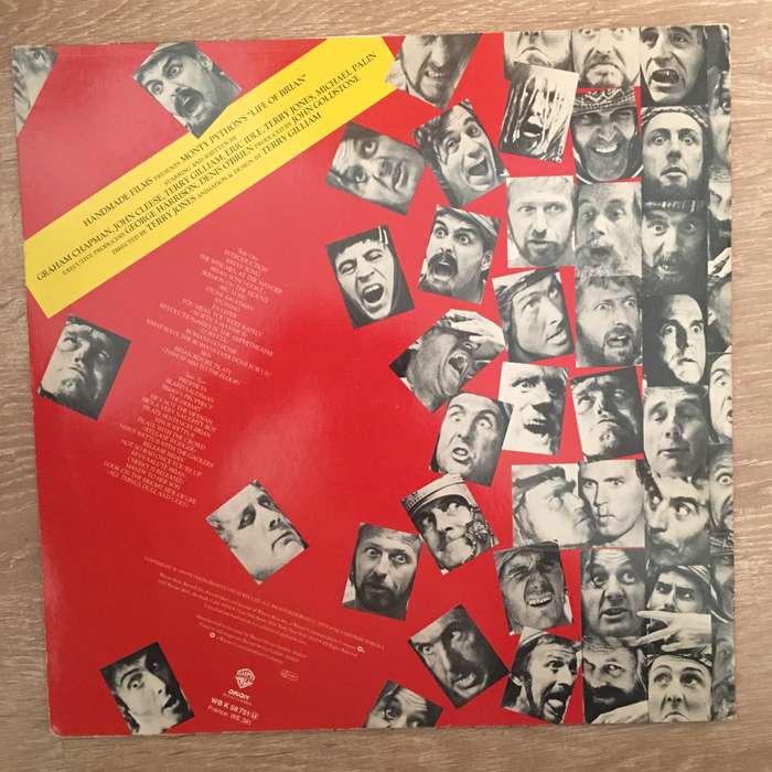 Monty Python's Life Of Brian - Vinyl LP Record - Opened  - Very-Good+ Quality (VG+)