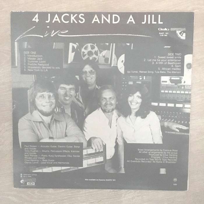 4 Jacks & a Jill -  Vinyl LP Record - Opened  - Very-Good- Quality (VG-)