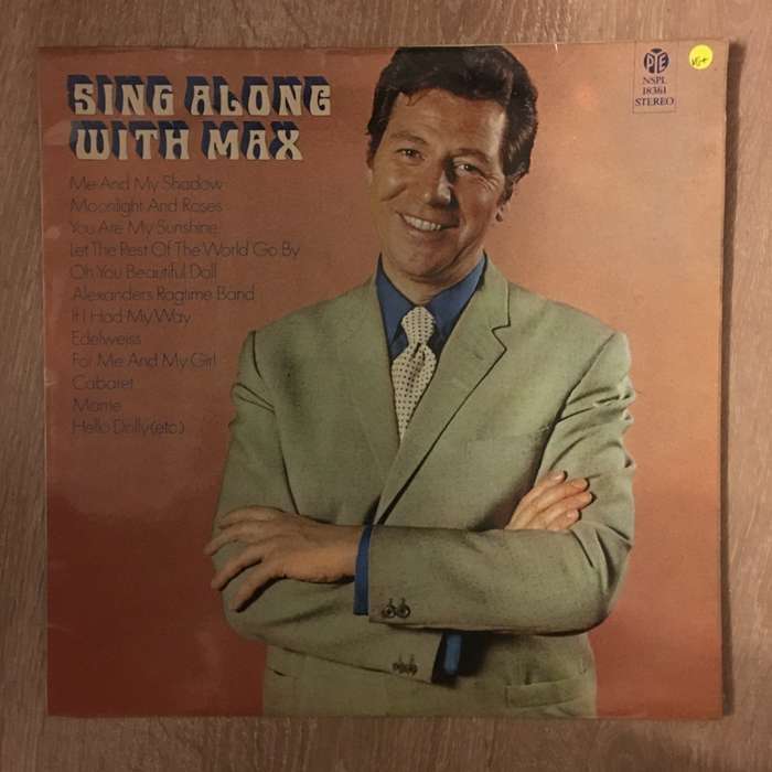 Max Bygraves - Sing Along With Max - Vinyl LP Record   - Very-Good+ Quality (VG+)