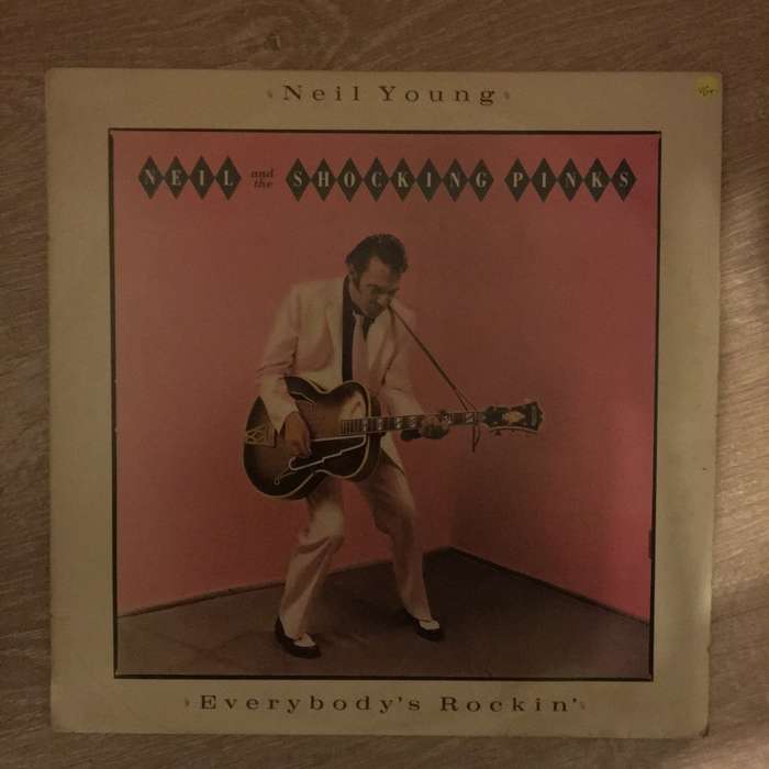 Neil Young & The Shocking Pinks  Everybody's Rockin' - Vinyl LP Record - Opened  - Very-Goo...