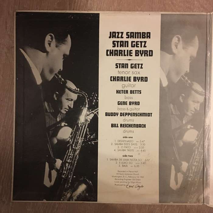 Stan Getz / Charlie Byrd  Jazz Samba -  Vinyl LP Record - Opened  - Very-Good Quality (VG)