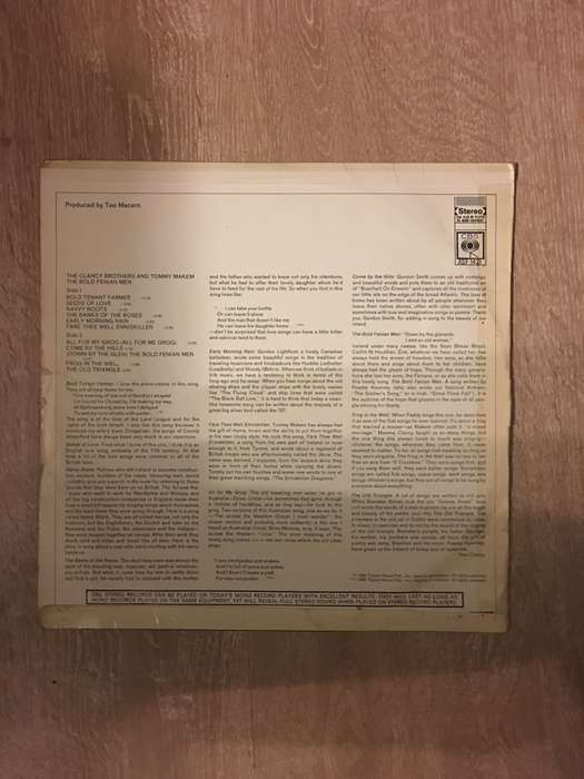 The Clancy Brothers & Tommy Makem  The Bold Feniam Men - Vinyl LP Record - Opened  - Good Q...
