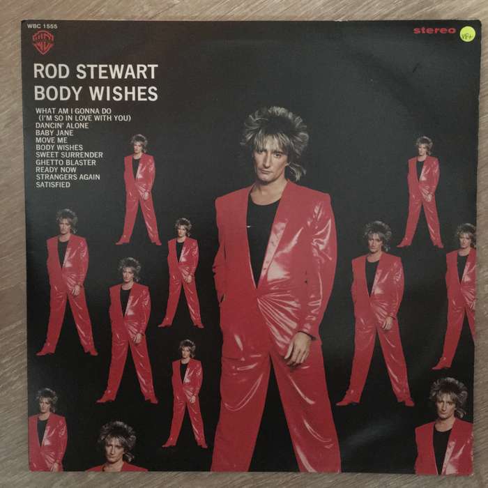 Rod Stewart - Body Wishes - Vinyl LP Record - Opened  - Very-Good+ Quality (VG+)
