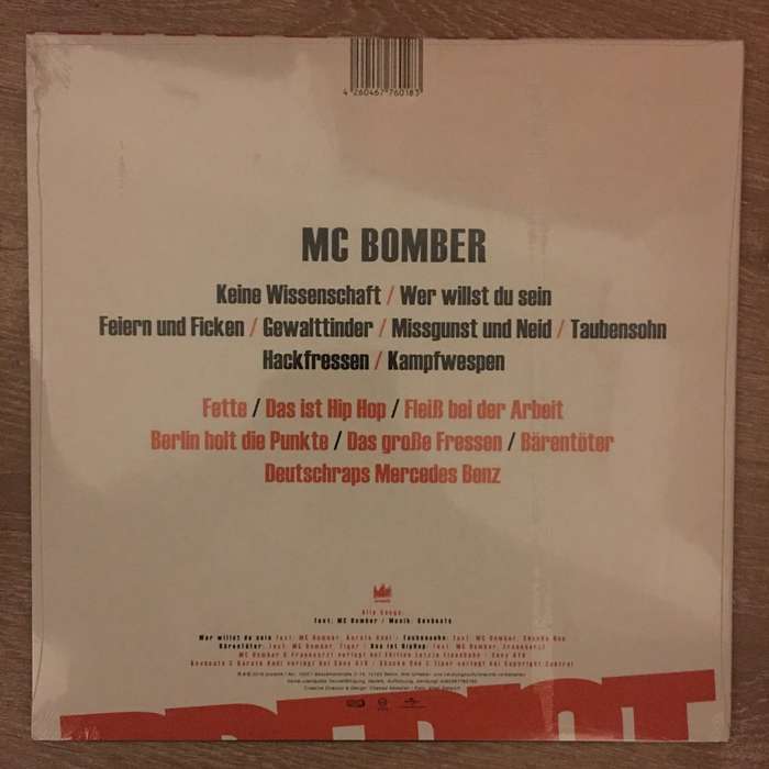 MC Bomber  Predigt - Vinyl LP Record - Sealed