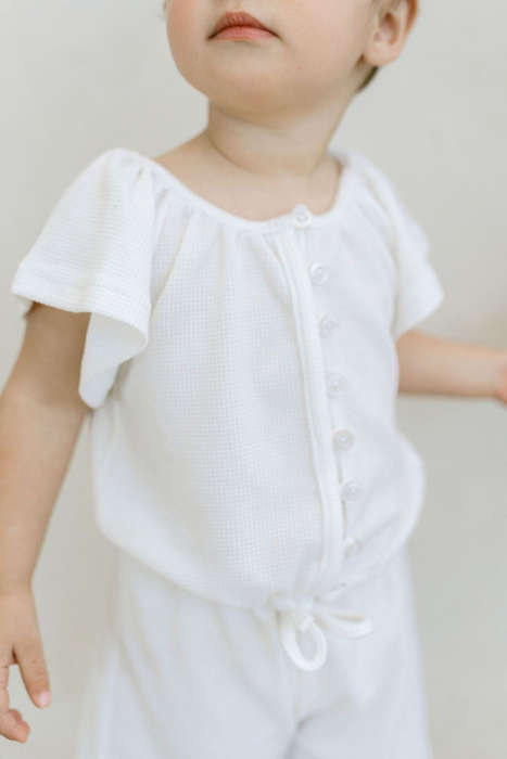 Eternal Spring - White Romper