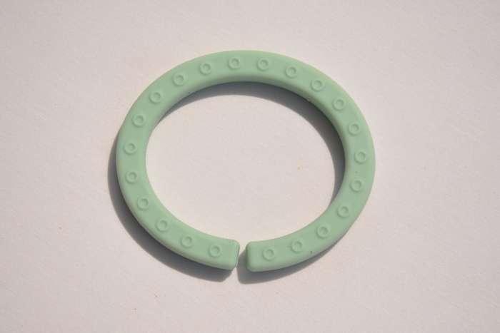 Silicone teether ring