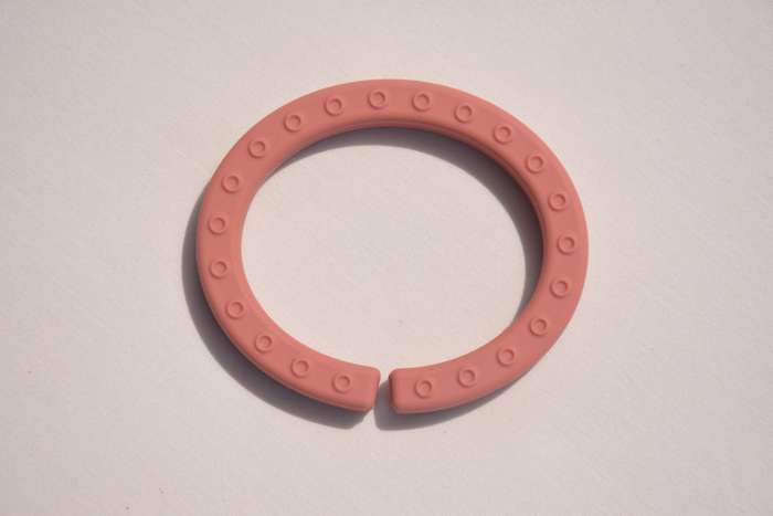 Silicone teether ring