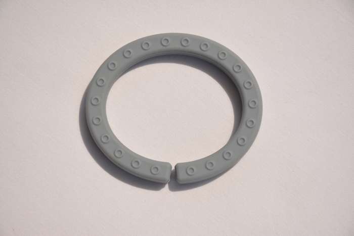 Silicone teether ring