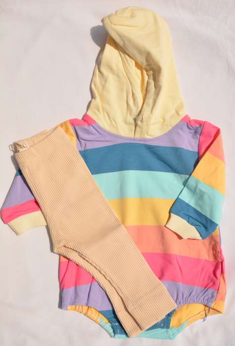 Rainbow Hoodie and Legging Set