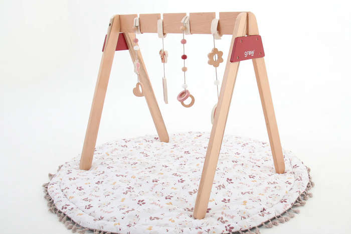 Grow Baby Wooden Baby Play Gym - Bebe Pure