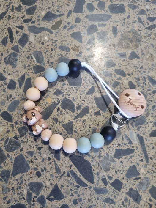 Teddy bear Silicone Dummy Clip