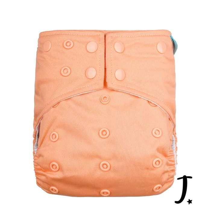 Grey Lining pocket Peach