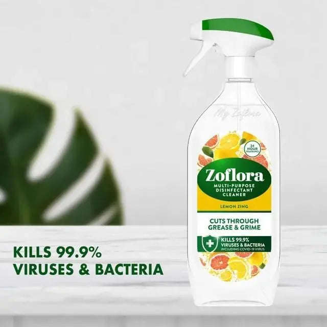 Zoflora Lemon Zing Multipurpose Disinfectant Cleaner - Sunshine in Every Spray