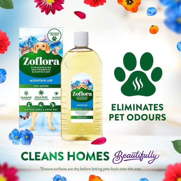 Zoflora Mountain Air Concentrate - Breathe Deep. Clean Deeper