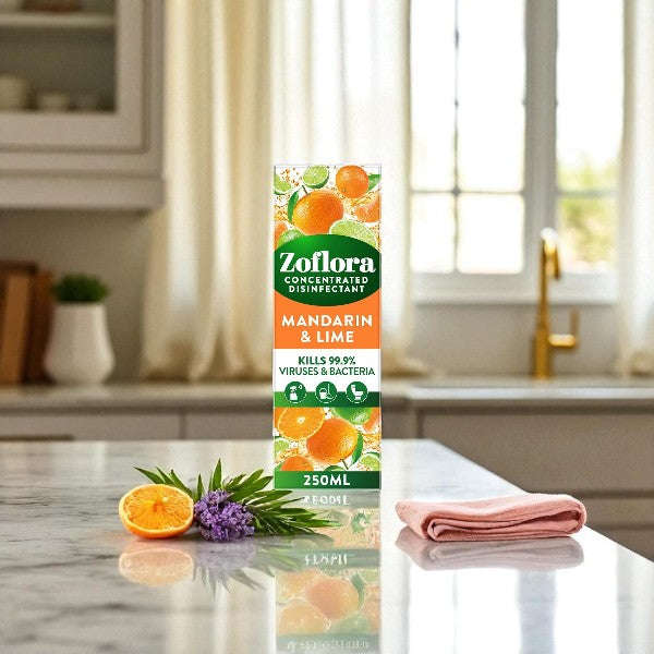 Zoflora Mandarin & Lime Concentrate - Fresh Citrus. Fierce Clean.