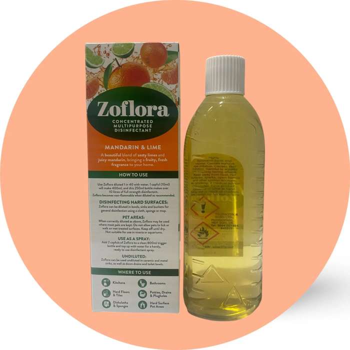 Zoflora Mandarin & Lime Concentrate - Fresh Citrus. Fierce Clean.