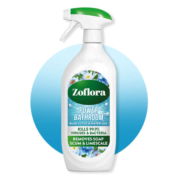 Zoflora Bathroom Cleaner - Blue Lotus & Water Lily - Blooming Clean, Blissfully Fresh