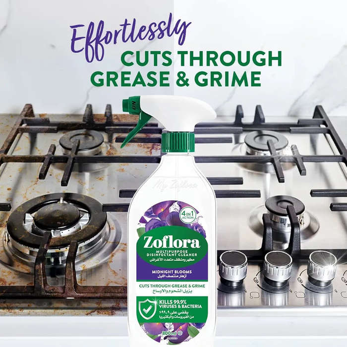 Zoflora Midnight Blooms Multipurpose Disinfectant Cleaner - Elegance That Disinfects