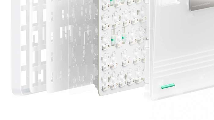 NuPhy Air75 V2 Low-Profile Cowberry Switches Mechanical Keyboard Ionic White