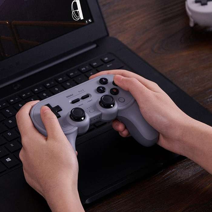8BitDo Pro 2 Bluetooth Controller Hall Effect Nintendo Switch/Switch 2, PC, Android Gray Edition