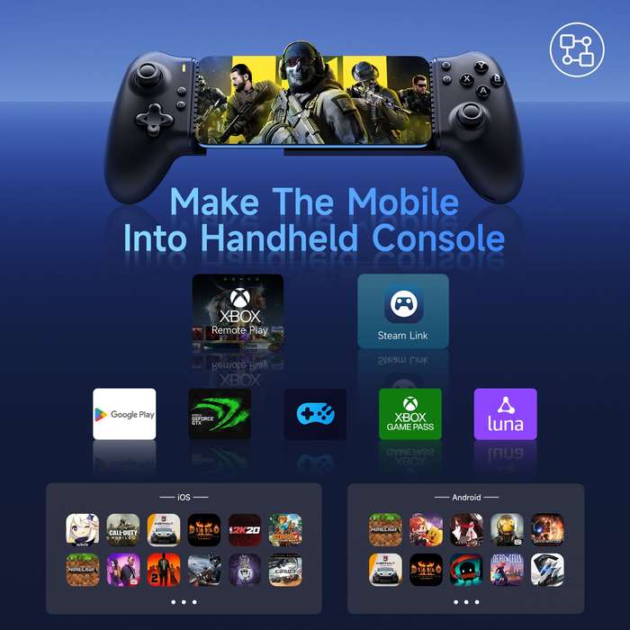 EasySMX M15 Type C Mobile Gaming Controller With Hall Effect & Mechanical Buttons