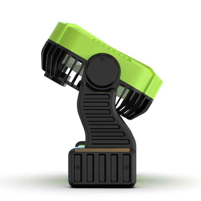 MD-F910A Rechargeable Outdoor Camping Fan with LED Light & Power Bank