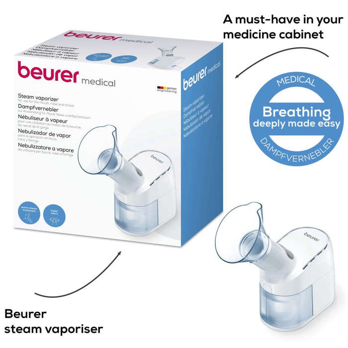 Beurer SI 40 Steam Vaporizer for Colds & Sinuses