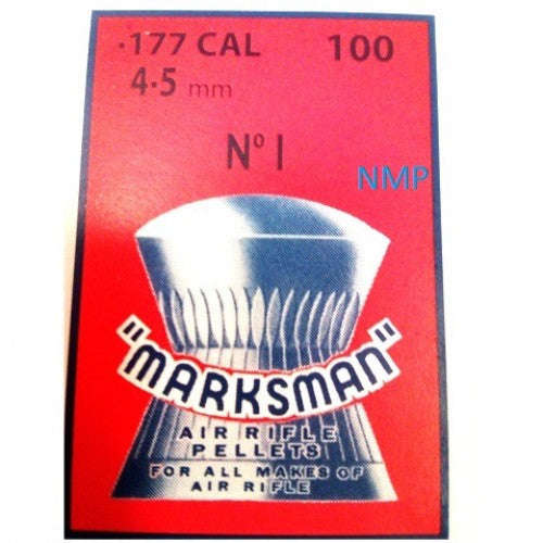 10 X Marksman .177 Cal Round Pellets 100's (Bulk 10 Box Buy)