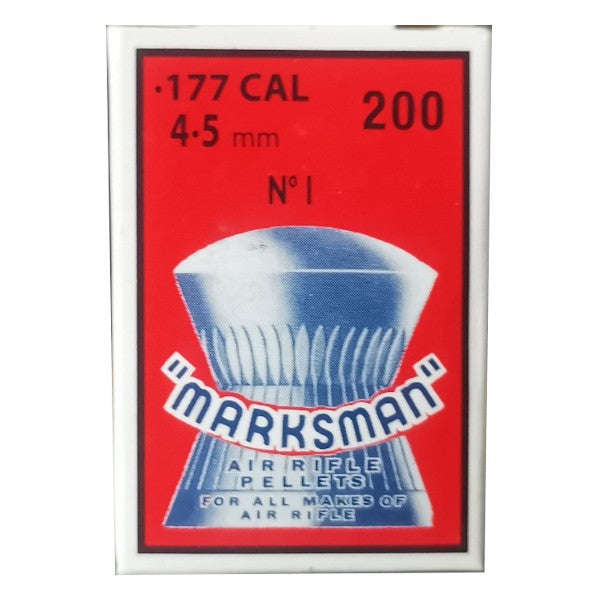 10 X Marksman .177 Cal Round Pellets 200's (Bulk 10 Box Buy)