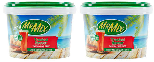 2 X 5L MR MIX DAIRY BLEND MIX TROPICAL BUCKET 1+7 (Sold 2 X 5L Buckets)