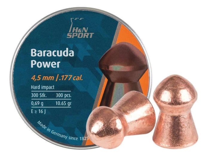 5 X H&N BARACUDA POWER 4,50/300S (Bulk Buy)