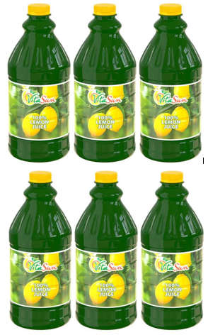 6 X 2L VITA SUN 100% LEMON JUICE (Sold 6 X 2 L Per Case)