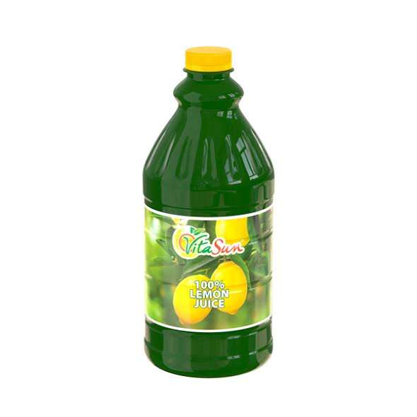6 X 2L VITA SUN 100% LEMON JUICE (Sold 6 X 2 L Per Case)