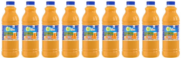 Vita Sun 1Lt Peach Mango 8% Blended Fruit Drink Concentrate 1 Liter (Sold 9 x 1L Per Case)