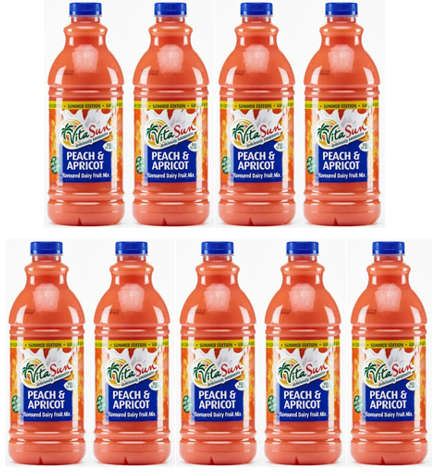 Vita Sun Dairy Blend  Peach Apricot  Fruit Drink (Sold 9 X 1.5L Per Case)