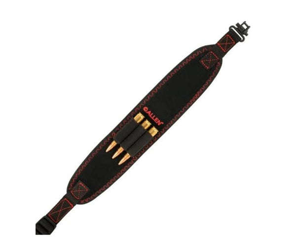 ALLEN RIFLE SLING DAYTONA NEOPRENE W/SWIVELS & SHELLHOLDER