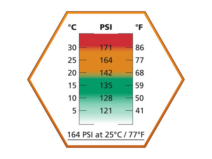 ASG PROPELLANT GAS 570ML 178 PSI, EP Red - 19895