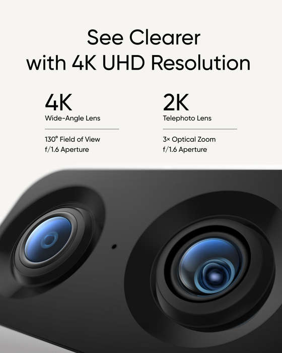 Eufy Indoor Cam S350 4K Dual Lens 360 Degree Surveillance Wired Indoor Camera (Special)