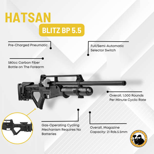 HATSAN PCP RIFLE blitz 5.5