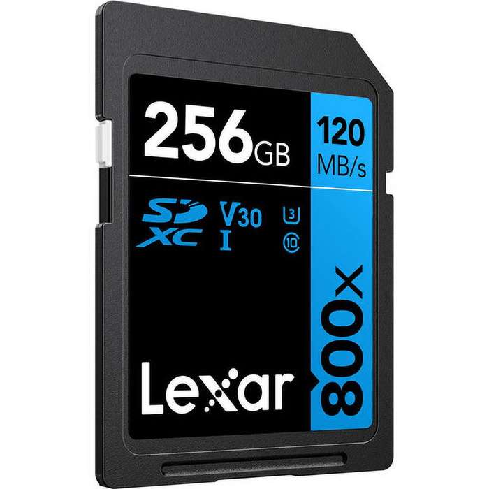 Lexar 800x High-Performance SD Memory Card - 256GB